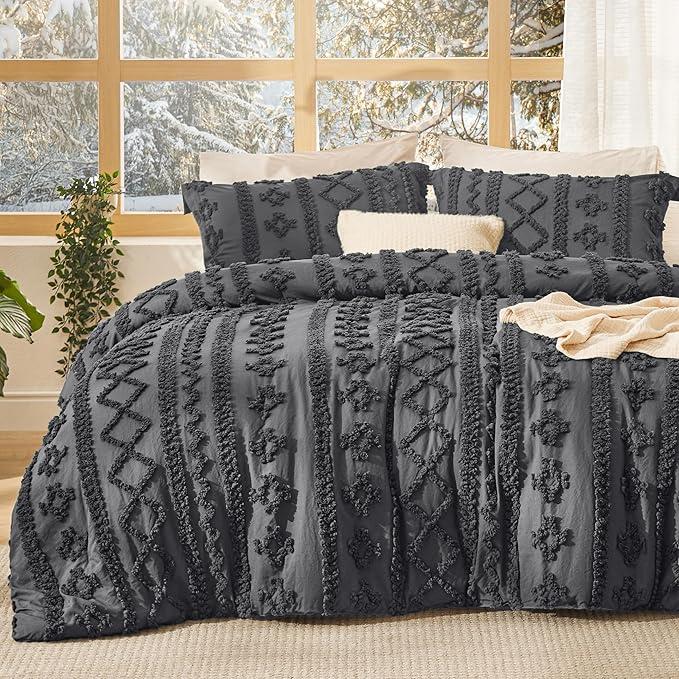 Tufted Boho Comforter Set – Soft, Chic & All-Season Comfort
