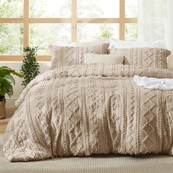 Tufted Boho Comforter Set – Soft, Chic & All-Season Comfort