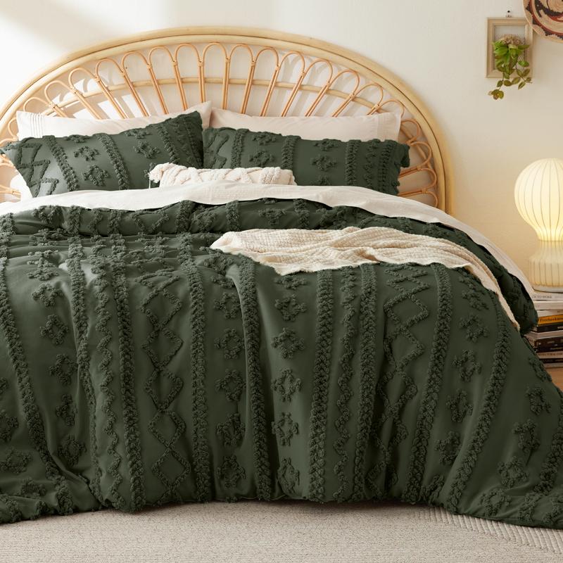 Tufted Boho Comforter Set – Soft, Chic & All-Season Comfort